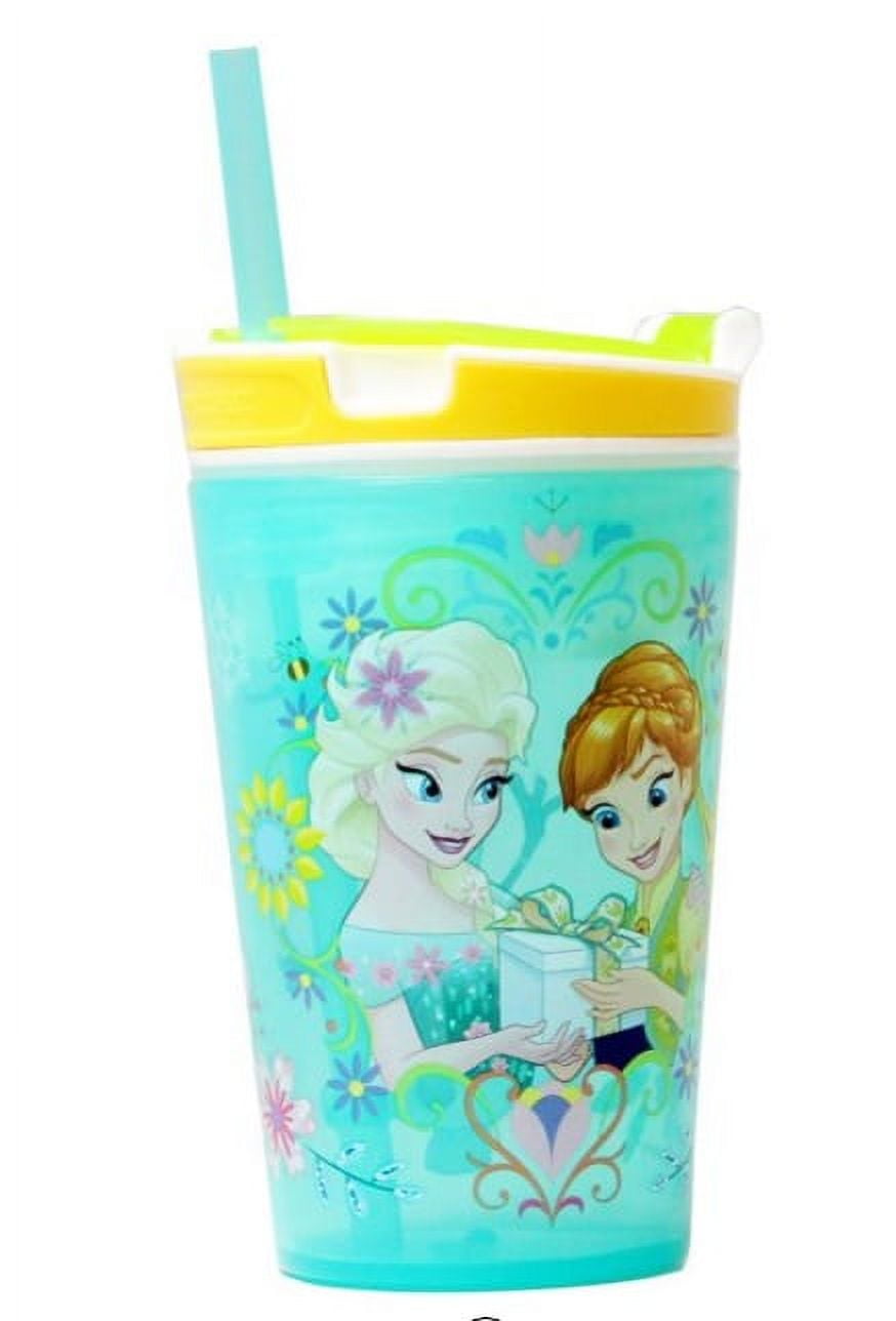 Snackeez Jr, Your Snack and Drink in One Cup, Frozen Pattern, As Seen on TV  
