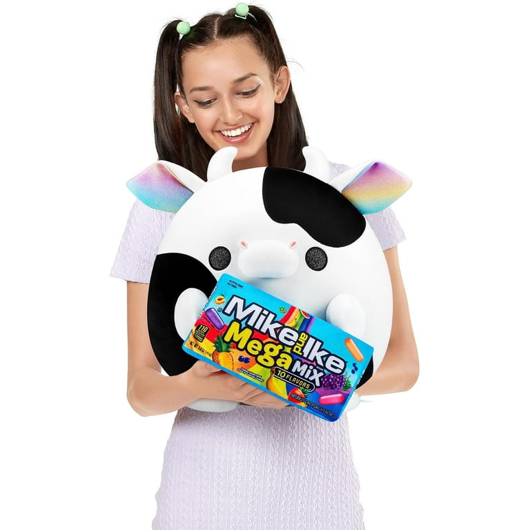Snackles (Mike and Ike) Cow Super Sized 14 inch Plush by ZURU, Ultra Soft  Plush, Collectible Plush with Real Licensed Brands, Stuffed Animal 