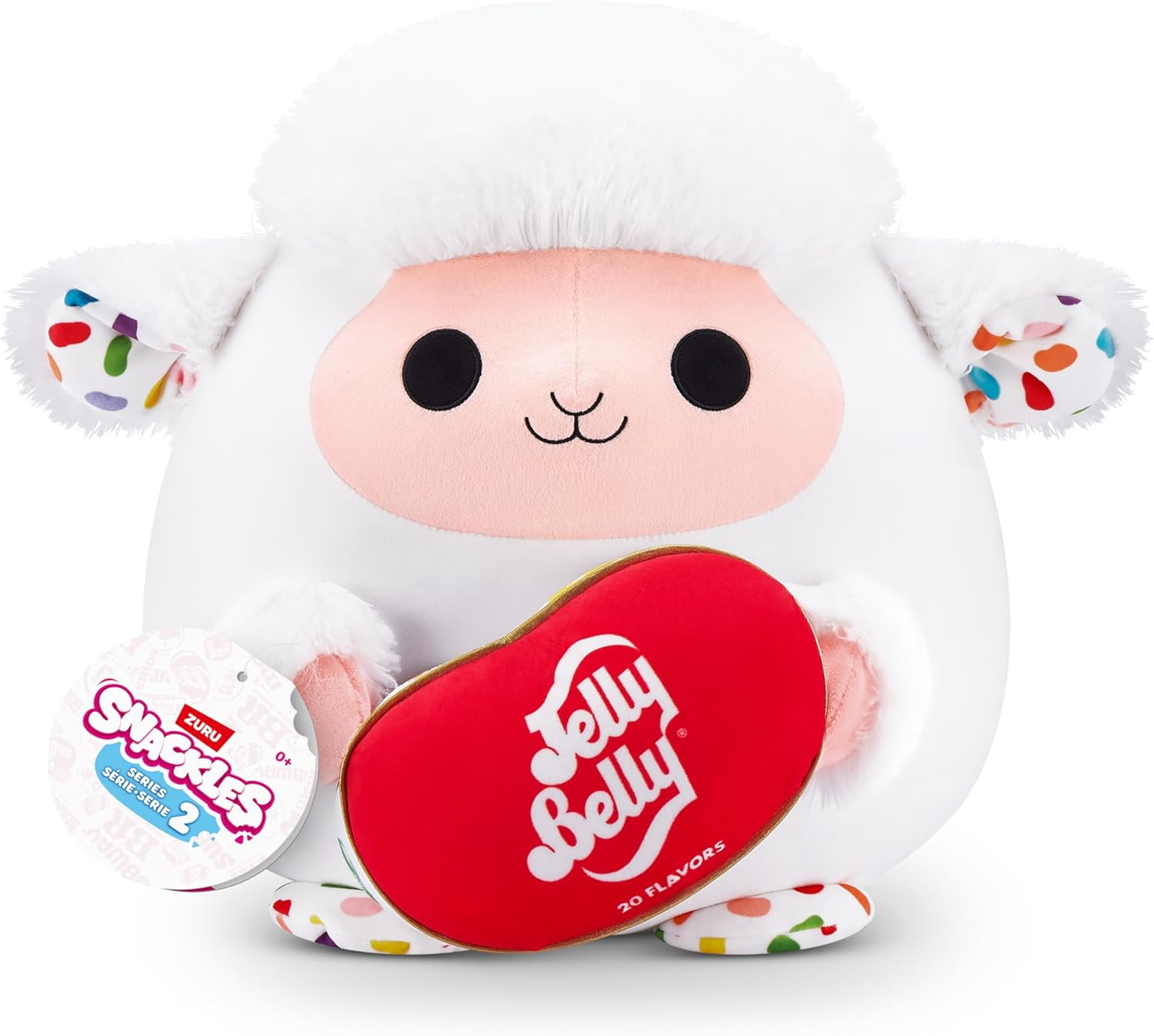 Snackles Series 2 Lamb & Jelly Belly 14 Inch Plush by ZURU
