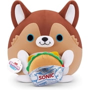 Snackles Series 2 Puppy Plush with Sonic Burger