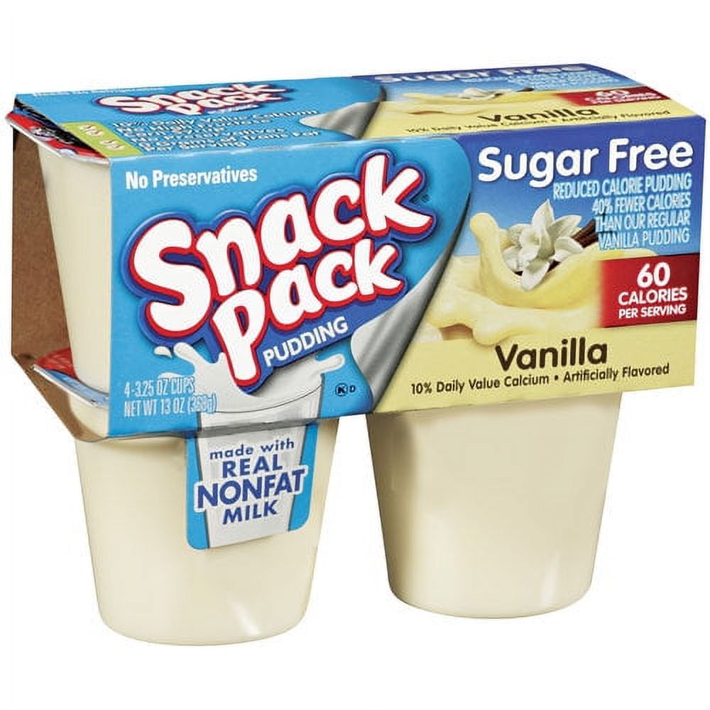 Snackpack Sf Vanilla 4pk