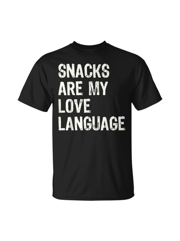 Snacks Are My Love Language Valentines Day Toddler TShirt