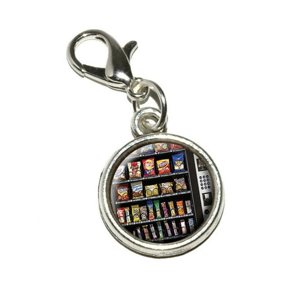 Snacks Chips Candy Vending Machine Bracelet Charm