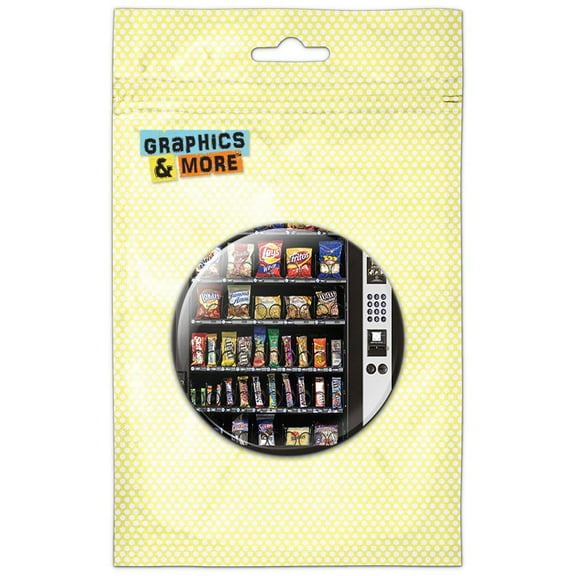 Snacks Chips Candy Vending Machine Refrigerator Button Magnet
