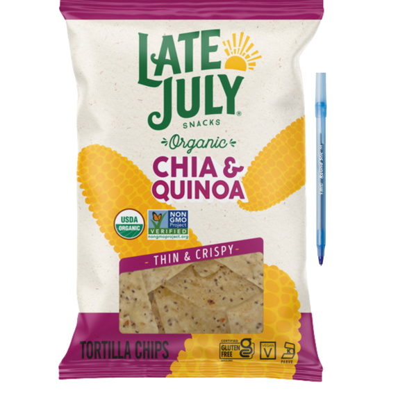 Snacks Restaurant Style Chia & Quinoa Tortilla Chips 10.1 oz