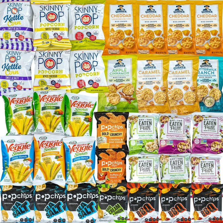 Snacks Variety Pack for Adults - Healthy Snack Bag Care Package - Bulk  Assortment (35 pack) Packaged By BSL Great for Office,Home,College,  Military, Work, Students etc. 