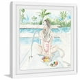 thumbnail image 1 of Snacks by the Pool Framed Painting Print, 1 of 5