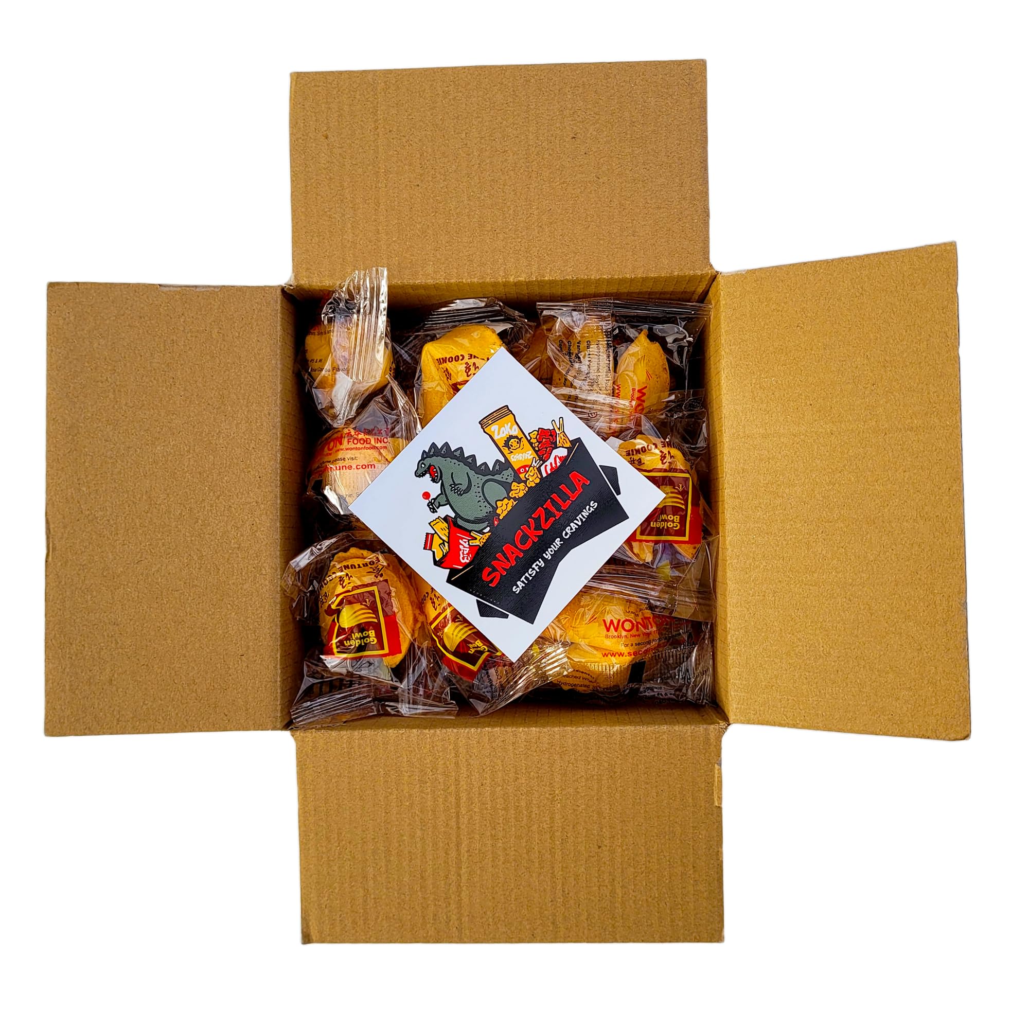 Snackzilla Fortune Cookies, Fortune Cookies Individually Wrapped Bulk