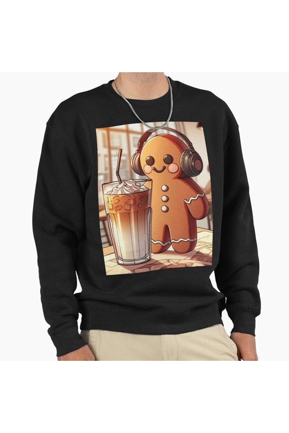 Snackzilla In The Lo Fi Lounge Beats Bites Graphic Unisex Sweatshirt Retro Music G17100, Up to Size 5XL