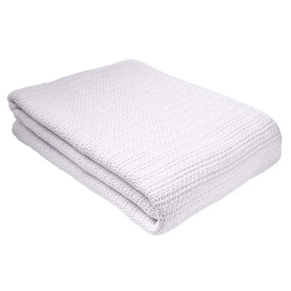 Snag Free Thermal Blankets 2 PK Type: Leno Weave Thermal Blankets, Color: White, Size: 66"X90" 2.00 Lb 2 PK