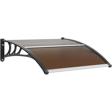 SnagHub Window Door Awning Canopy 40" x 40", UPF 50+ Polycarbonate Entry Door Outdoor Window Awning Exterior, Front Door Overhang Awning for Sun Shutter, UV, Rain, Snow Protection, Hollow Sheet