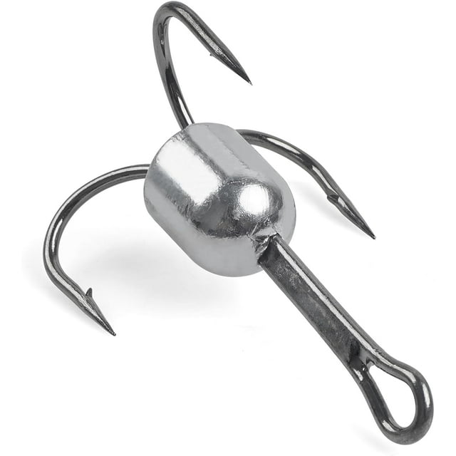 Snagging Hooks Snagging Weighted Treble Hooks 4PCS Large Treble Fishing