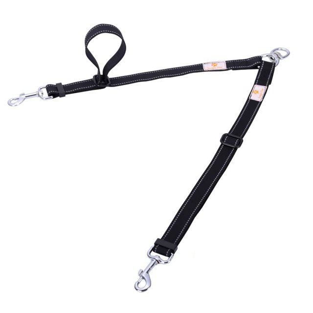 Snagle Paw Double Dog Leash, No Tangle Dog Leash Coupler Trainer