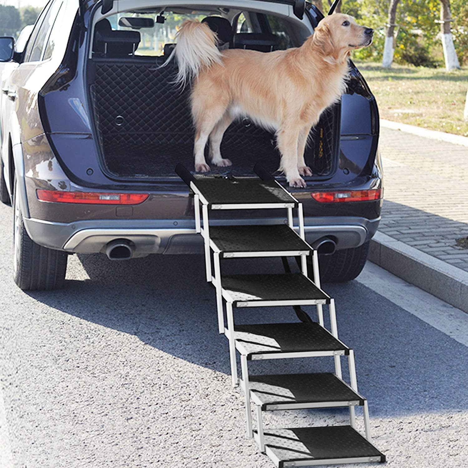 Foldable Car Ramp for Dogs, Aluminium