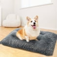 Snagle Paw Large Washable Dog Bed Deluxe Fluffy Plush Dog Crate Pad