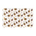 thumbnail image 1 of Snail Autumn Leaf Print Front Door Mat, Indoor Mats for Bedroom Bathroom Kitchen, Floor Mat Non-Slip, Soft Carpet Floor Cover Machine Washable Entryway Mat - 20x31.5in, 1 of 5