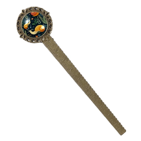 Snail Book Mark: Lace Bookmark in Antique Bronze - a Must-Have Reading Accessory for Book Lovers