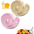 thumbnail image 1 of Snail Drain Basket, Snail Automatic Cleaning Basket, 3d Printed Automatic Fruit Washing Bowl, Rotating Fruit Vegetable Washing Bowl with Strainer, Kitchen Gadgets (White+Pink), 1 of 9