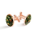 thumbnail image 1 of Snail Elegant Stainless Steel Cufflink Set for Formal Attire -for Weddings and Events, 1 of 6