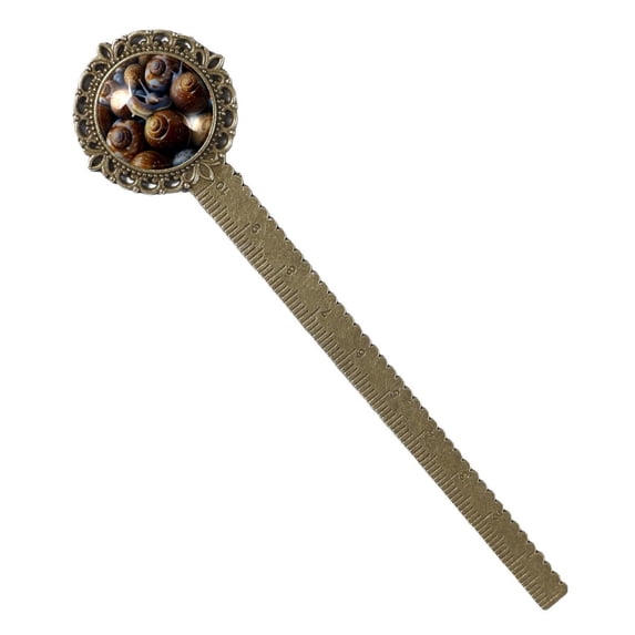 Snail Lace Bookmark in Antique Bronze: a Must-Have Reading Accessory for Book Lovers and Readers