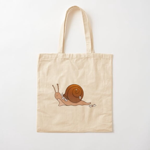 Snail Mail Cotton Tote Bag Canvas Tote Bag, Family Gift For Mother, Her