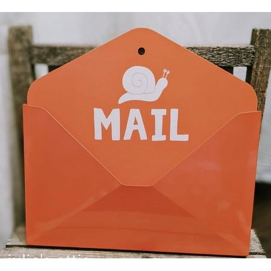 Snail Mail Playhouse Mailboxes, Red, 10" x 10"