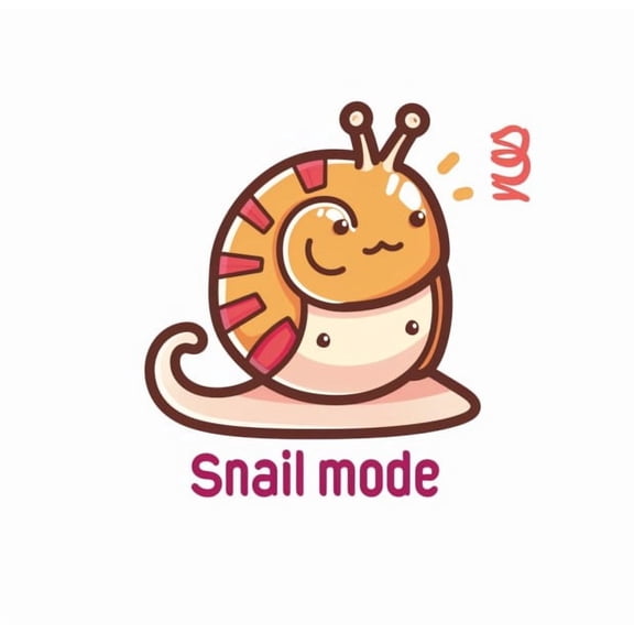 Snail Mode Funny Car Decal. Adorable Kawaii Vinyl Sticker for Slow Drivers. Cute Cartoon Snail for Car Window, Bumper, Trunk. Waterproof Durable Decal, Perfect Gift for Chill Drivers and Snail Lovers