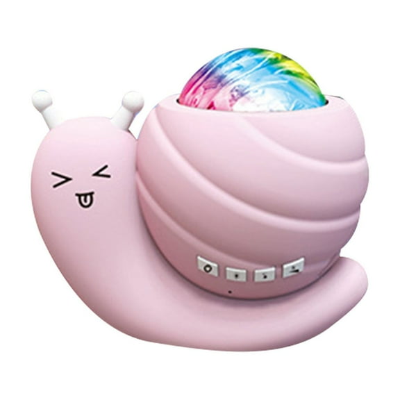 Snail Nebula Projector Light Bluetooth Speaker, Galaxy Star Projector Night Light with Music Sync and Remote Control, Color Changing Aurora Lamp for Bedroom Sleep Relaxation Home Decor Gaming Room