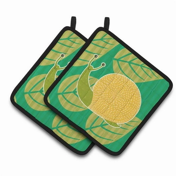 Snail Pair of Pot Holders