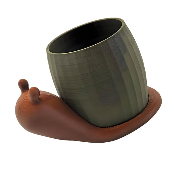Snail Plant Container Flowerpot Garden Container Fleshy Plant Holder for Home Desk Ornament