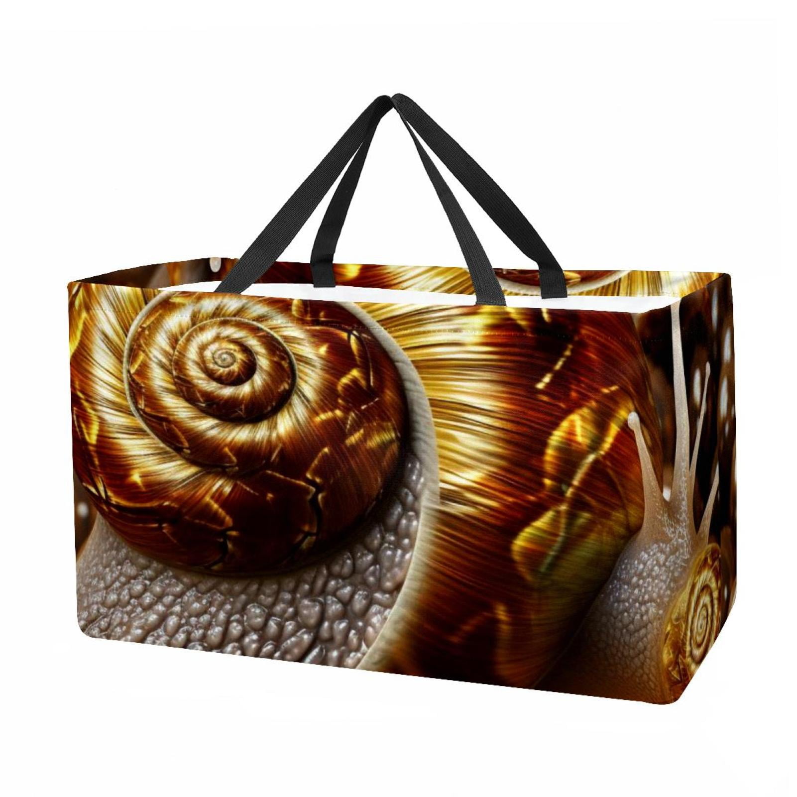 Snail Reusable Large Capacity Foldable Grocery Bags and Shopping ...