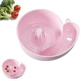 thumbnail image 1 of Snail Shaped Drainer,Snail Shaped Fruit Vegetable washer,Snail Drain Basket,Rotating Fruit Vegetable Washing Bowl with Strainer,9.25x3.15 Inch,Portable Kitchen Cleaning Device, 1 of 6