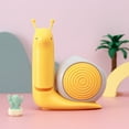 thumbnail image 1 of Snail Small Desk Lamp, Folding Cute LED Night Light, USB Rechargeable, Portable Eye Protection Table Lamp with Organizer Box, Adjustable Angle, for Kids Bedroom and Study, Pink/Yellow/Green, 1 of 6