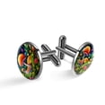 thumbnail image 1 of Snail Stylish Men's Cufflink Set in Silver Stainless Steel for Formal Attire and Classic Suit Styles, 1 of 6