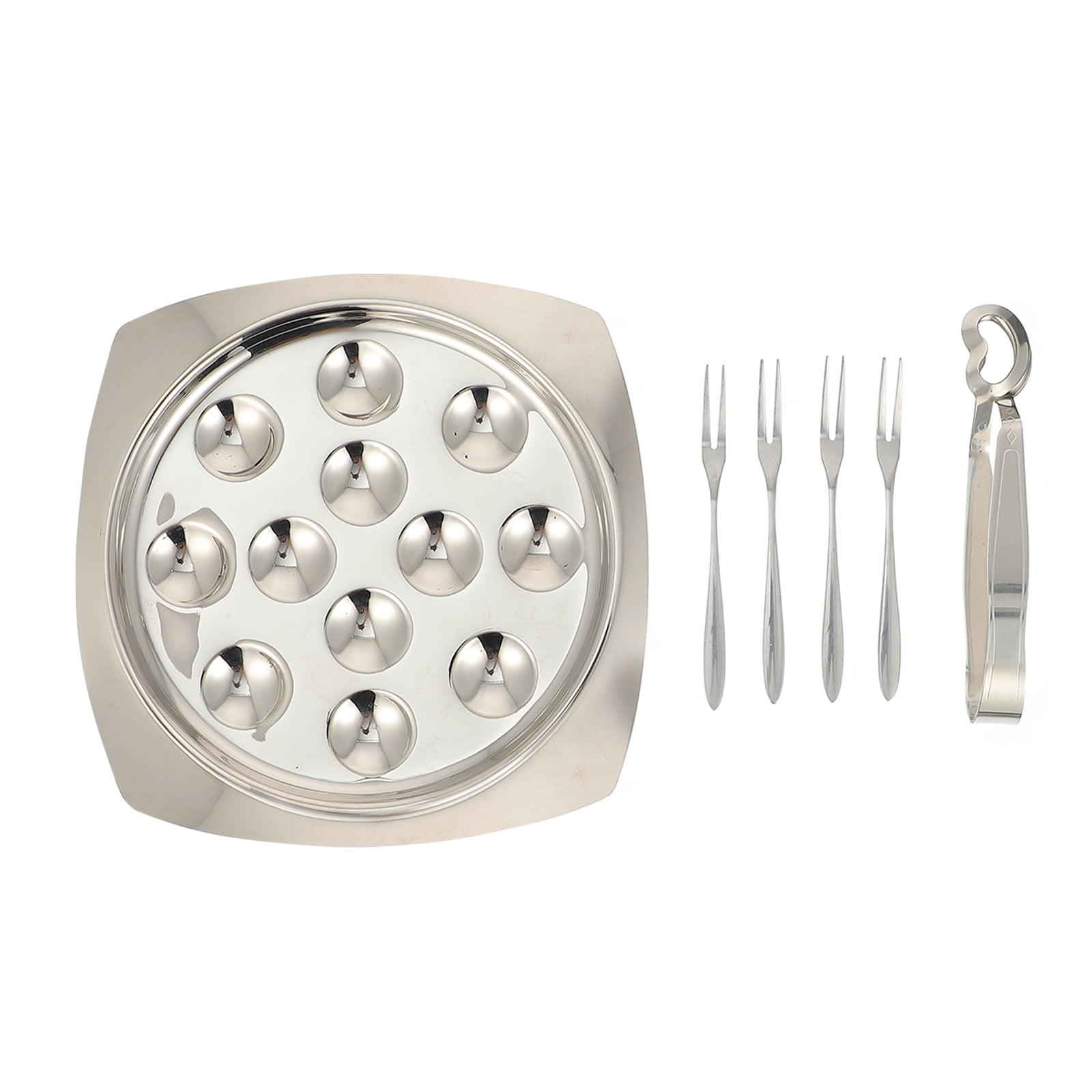 Snail Tableware Forks and Snail Dish Snail Serving Plate Escargot Plate