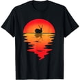 thumbnail image 1 of Snail Vintage Sunset Mollusk Snail Shell Snails Lover T-Shirt, 1 of 4