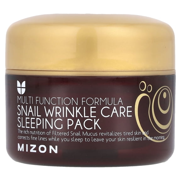 Snail Wrinkle Care Sleeping Pack, 2.70 fl oz (80 ml), Mizon