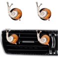 thumbnail image 1 of Snail car decoration, 2 orange snail car air freshener vent clips, cute interior accessories for female teenagers beginners, refillable aesthetic fragrance diffuser, 1 of 5