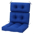 thumbnail image 1 of SnailHome 45x22 in. Solid Soft Waterproof Outdoor High Back Patio Chair Cushion Outdoor Patio Chair Seating Cushion for Home Patio Garden,1 Pack(Thickness:5 in), 1 of 5