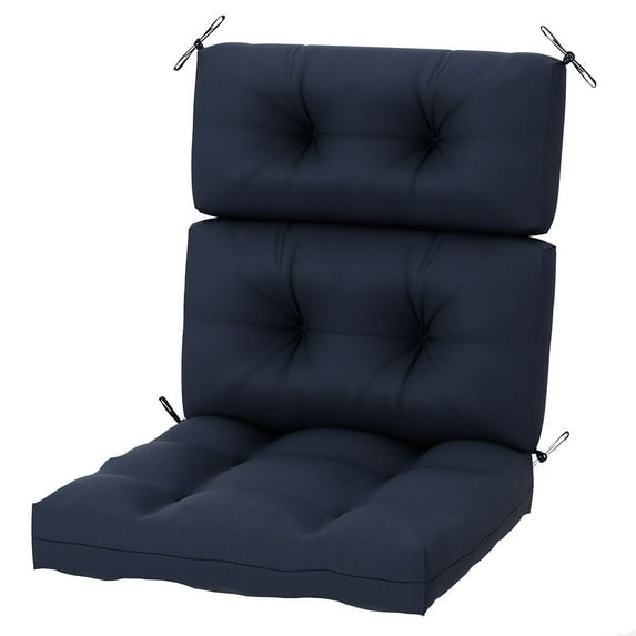 SnailHome 45x22 in. Solid Soft Waterproof Outdoor High Back Patio Chair Cushion Outdoor Patio Chair Seating Cushion for Home Patio Garden,1 Pack(Thickness:5 in)