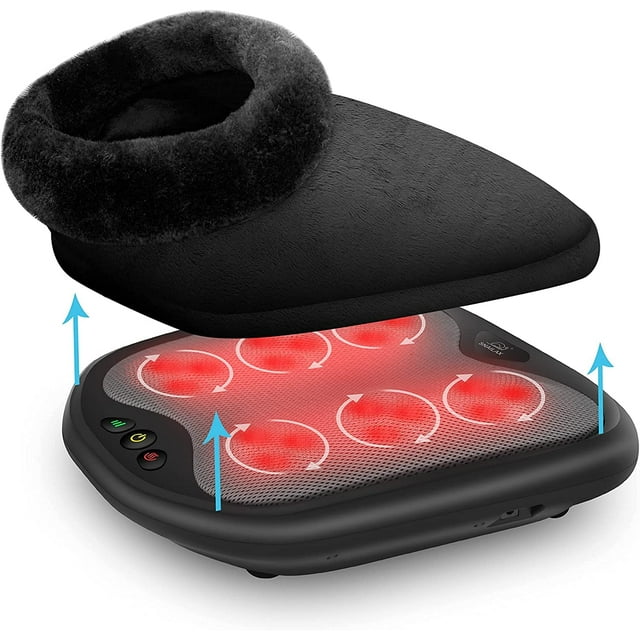 Snailax Foot Massager with Heat, Shiatsu Feet Massager Machine