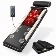 Snailax Full Body Massage Mat with Heat,Full Back Massager Deep Kneading Shiatsu & Vibration