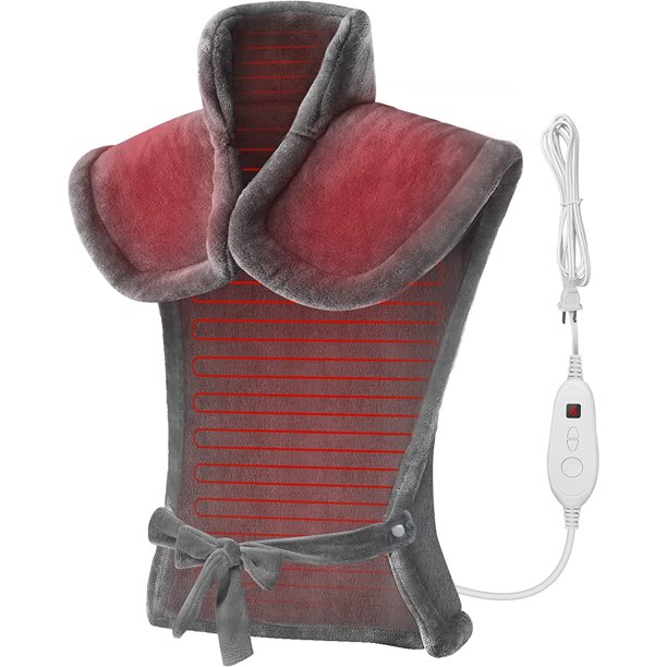Snailax Heating Pad for Back Pain Relief, Electric Large Heat Pad for