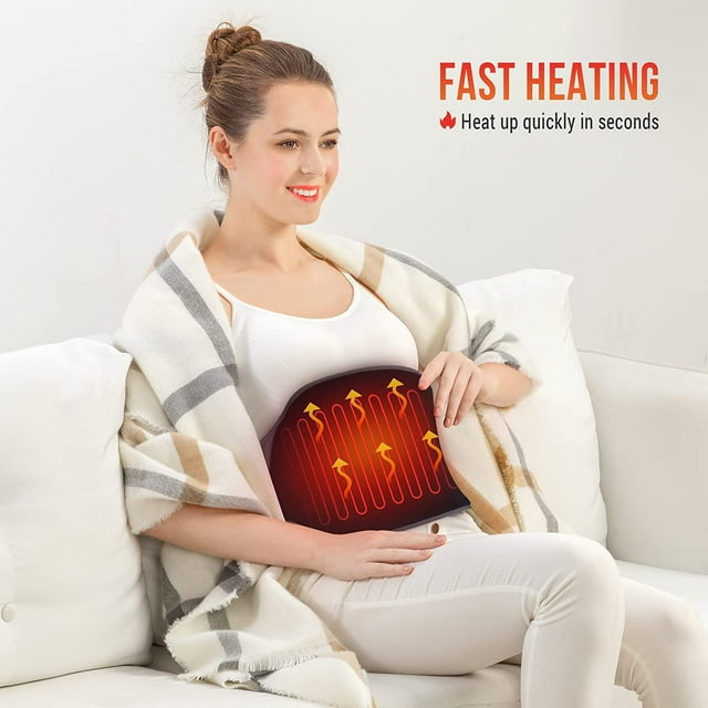 Snailax Heating Pad for Back Pain Relief, Lager Heat Pad for Cramps
