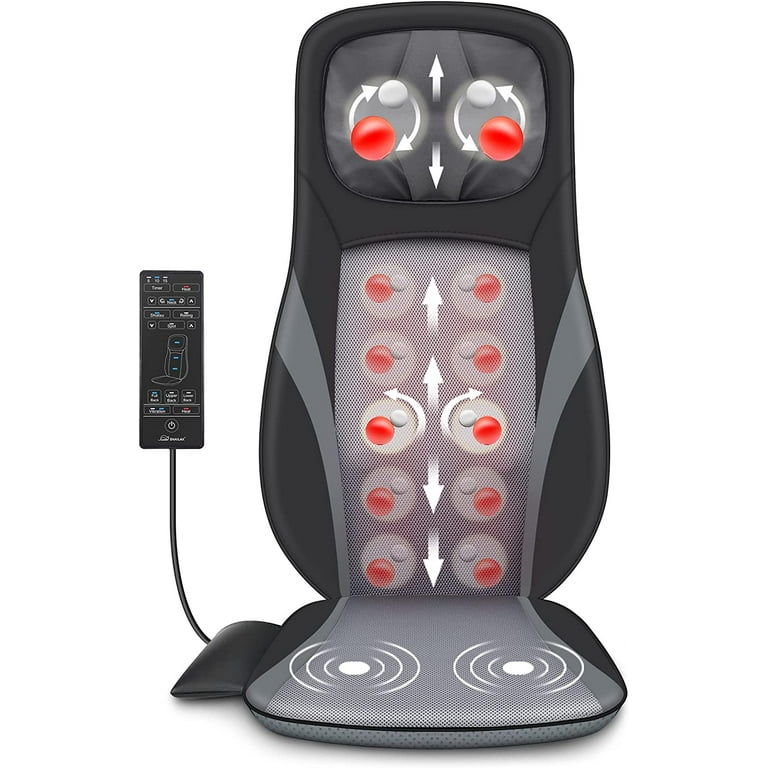 Buy Fly YUTING Shiatsu Neck And Back Massage Cushion with Heat & 3D Deep  Kneading, Pressing, Rolling And Vibrating Massager Chair Pad Online at  desertcartKUWAIT