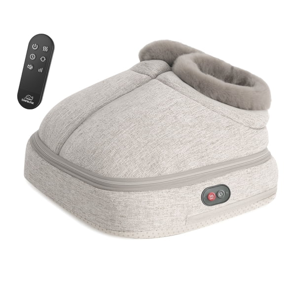 Snailax Shiatsu Foot Warmer 3-in-1 Back Massager, Kneading Foot Massager Machine for Pain Relief
