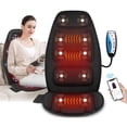 thumbnail image 1 of Snailax Vibrate Seat Massage Cushion, Back Massager with Heat for Pain Relief, Massage Mat with APP Control, 1 of 5