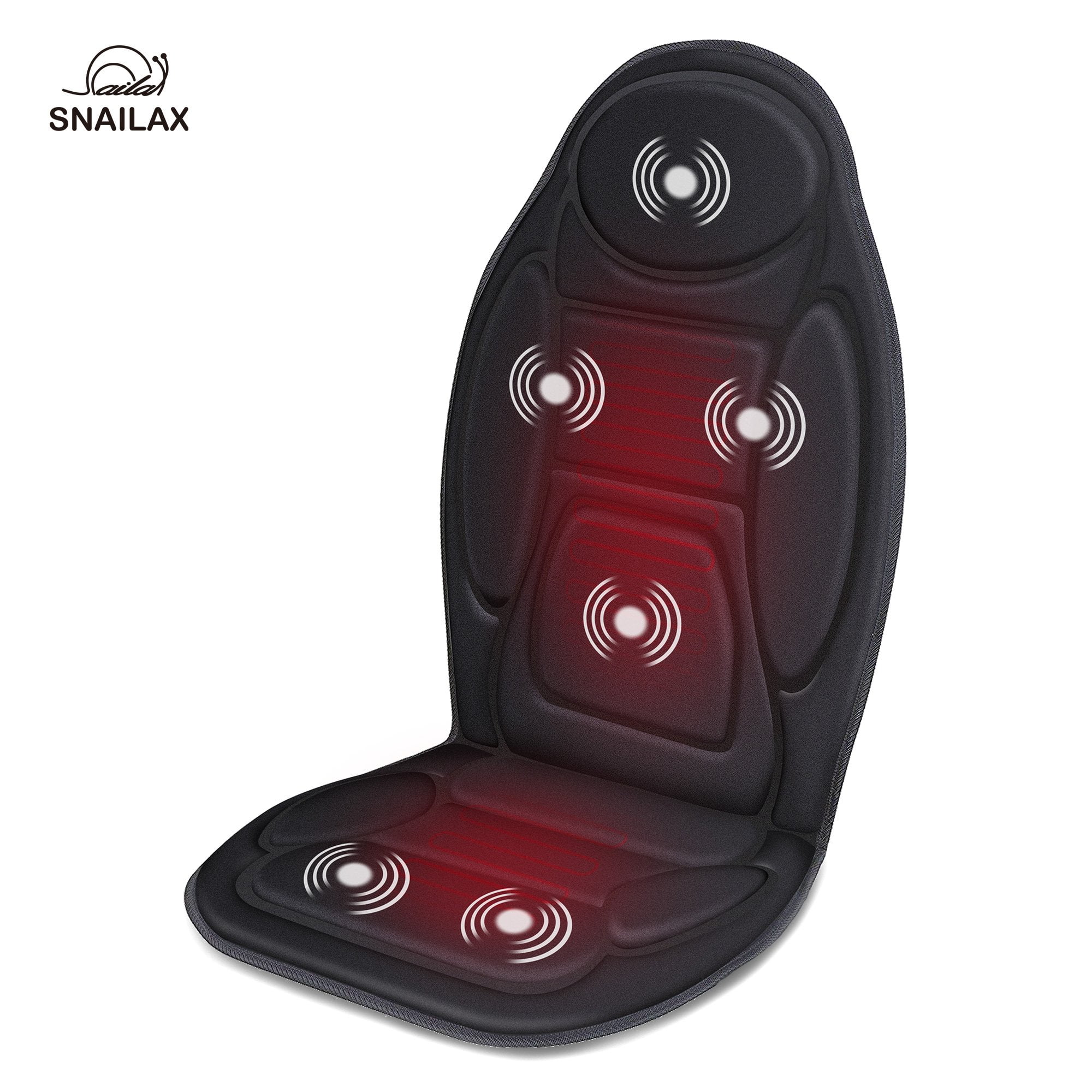 Snailax Vibration Chair Massager Pad, 6 Massage Seat Cushion with Heat Levels, Gifts - Walmart.com