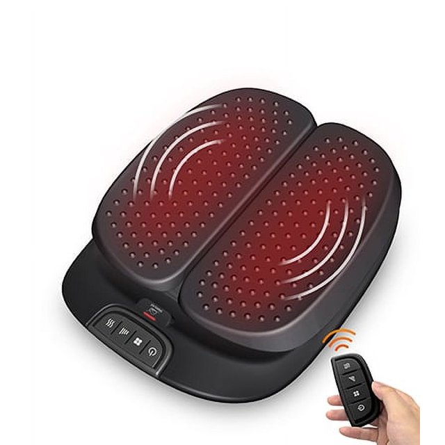 Snailax Vibration Foot Massager with Heat, Adjustable Foot Massager
