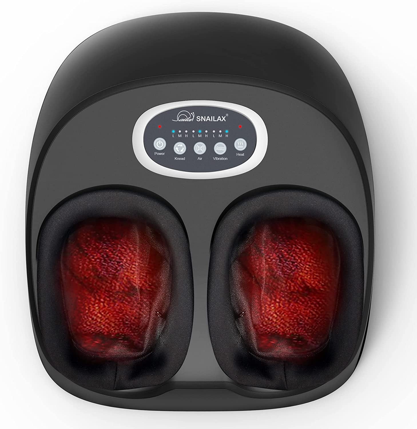 Snailax Vibration Foot Massager with Heat, Foot Massager Machine Deep Kneading Therapy Improve